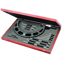 Starrett® 224.1GRLZ Micrometer Set, 6 to 12 in Range 0.001 in Graduations, Steel