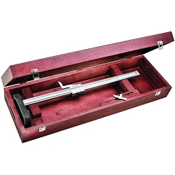 Starrett® 254Z-24 Master Vernier Height Gage With Case, 0 to 24 in, 0.001 in, 7-1/2 in Base