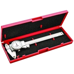 Starrett® 3202-6 3202 Global Series® Dial Caliper, 0 to 6 in, Graduation 0.001 in, 5/8 in Inside x 1-1/2 in Outside D Jaw, Hardened Stainless Steel, Satin