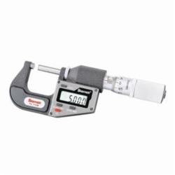 Starrett® 3732MEXFL-25 3732 Global Series® Electronic Outside Micrometer, 0 to 0.984 in Measuring, LCD Display, Carbide Tip, Satin Chrome