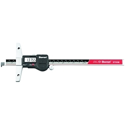 Starrett® 3753B-8/200 Electronic Depth Gage, 0 to 8 in Measuring, Hardened Stainless Steel