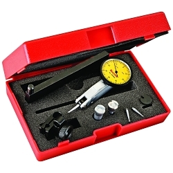 Starrett® 3809MA 3809 Global Series® Horizontal Dial Test Indicator With Dovetail Mount, 0.8 mm Measuring, 0 to 40 to 0 Dial Reading, Graduations 0.01 mm, 32 mm Dial