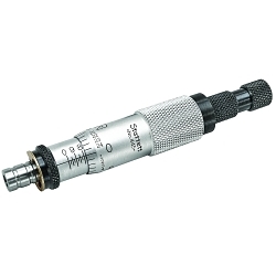 Starrett® 445RL Mechanical Depth Micrometer Head, 0 to 1 in, Graduations: 0.001 in, Hardened Steel, Satin Chrome
