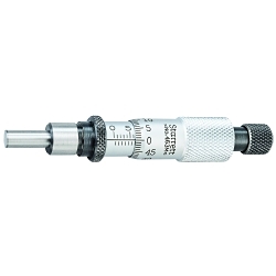 Starrett® 463MXRL Mechanical Micrometer Head, 0 to 13 mm, Graduations: 0.01 mm, Carbide Tip, Satin Chrome