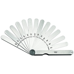 Starrett® 467 SAE Thickness Gage Set, 13 Pieces