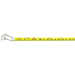 Starrett® LHY530-15CM Replacement Blade, Polyurethane/Enamel Coated, For Use With Steel Long Line Measuring Tapes, 1 mm Graduation, Yellow