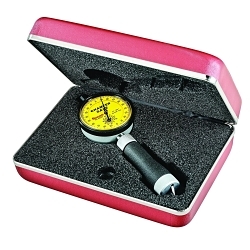 Starrett® 683M-2Z Internal Chamfer Gage, 0 to 12.7 mm Measuring, Graduations 0.02 mm, 3-Blade Plunger, Hardened Tool Steel