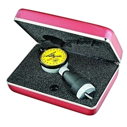 Starrett® 683M-3Z Internal Chamfer Gage, 0 to 25 mm Measuring, Graduations 0.02 mm, 3-Blade Plunger, 7/8 in Dia Dial, Hardened Tool Steel