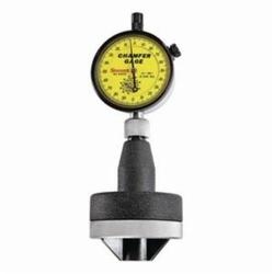 Starrett® 683M-4Z Internal Chamfer Gage, 25 to 50 mm Measuring, Graduations 0.02 mm, 3-Blade Plunger, 2-19/64 in Dia x 57/64 in H Dial, Hardened Tool Steel