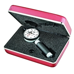 Starrett® 684-1Z Internal Chamfer Gage, 0 to 3/8 in Measuring, Graduations 0.001 in, 3-Blade Plunger, 2-9/32 in Dia Dial, Hardened Tool Steel