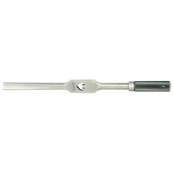 Starrett® 91C 91 Series Tap Wrench, 1/4 to 5/8 in Tap, Non-Ratcheting, Tool Steel, 12 in L, Nickel Plated, Bar Handle