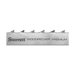 Starrett® 92036-14-02 Woodpecker™ Premium Welded Band Saw Blade, 14 ft 2 in L, 1 in W Blade x 0.035 in THK Blade, 2 TPI, Carbon Blade