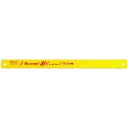 Starrett® BS1806-6 Bluestripe® Power Hacksaw Blade, 18 in L x 1-3/8 in W x 0.062 in THK, HSS-Co Cutting Edge, Alloy Steel Blade
