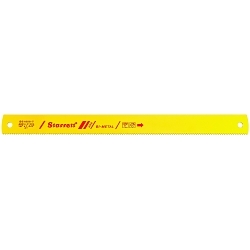 Starrett® BS1806-7 Bluestripe® Power Hacksaw Blade, 18 in L x 1-5/8 in W x 0.075 in THK, HSS-Co Cutting Edge, Alloy Steel Blade