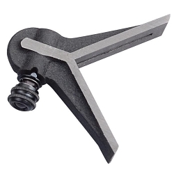 Starrett® C11-4 Center Head, For Use With Combination Set and Bevel Protractor, Cast Iron, Black Wrinkle