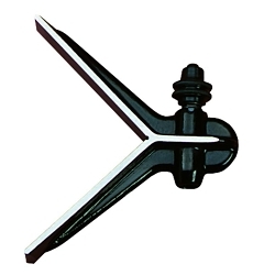 Starrett® C33-1224 Center Head, For Use With 12 in, 18 in, 24 in and 300 mm Combination Squares, Combination Sets and Bevel Protractors, Steel, Black, Smooth Enamel Coated