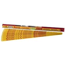 Starrett® KBS1224-10 Unique Hand Hacksaw Blade, 1/2 in W x 12 in L Blade, HSS Cutting Edge, 24 TPI, B-Metal/HSS Blade