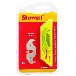 Starrett® KSH01R Global Series® Replacement Hook Blade Dispenser, High Carbon Steel, For Use With Utility Knife
