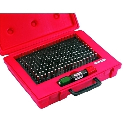 Starrett® S4002-250 S4000 Global Series® Precision Pin Gage Plus Set, 190 Pieces, Hardened Tool Steel
