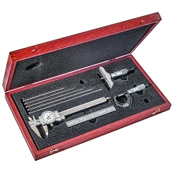 Starrett® S9922 Mechanical Tool Set, For Use With Caliper/Micrometer/Steel Rule and Test Indicator
