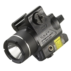 Streamlight® 69240 TLR-4® Weapon Mount Compact Tactical Light With Laser, LED Bulb, Impact Resistant Polymer Housing, 125 Lumens