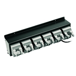 Streamlight® 74401 6-Unit Bank Charger, 3 hr Charging, For Use With Strion® LED, Strion® HPL™ and Strion® LED HL® Handheld Flashlights, Plastic, Black/White