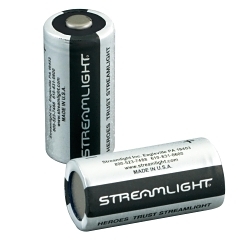 Streamlight® 85175 Replacement Battery, Lithium, 3 V DC V Nominal, 1400 mAh Nominal, CR123A