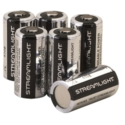 Streamlight® 85180 Battery, Lithium, 3 V DC V Nominal, 1400 mAh Nominal, CR123A