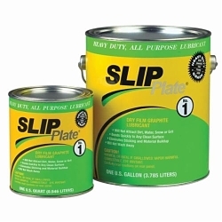 Superior Graphite® SLIP Plate® #1 45533 Dry Lubricant, 1 qt Can, Liquid Form, Black/Gray, 1.08