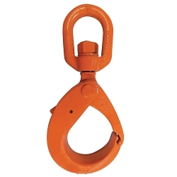 CM® 12G10SLLH Swivel Latchlock Hook, 12000 lb Load, 100 Grade, 1/2 in Trade