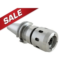 TECHNIKS 23203G Multi-Lock Milling Chuck With Wrench, CAT40 Taper, Tapered Shank, 3/4 in Dia Hole, 2.224 in Dia Nose, 6 in Projection