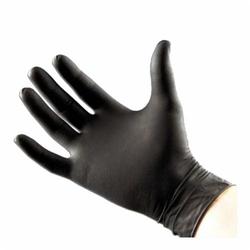 The Safety Zone? GNPR-MD-1-K GNPR-1-K Disposable Gloves, M, Nitrile, Black, 9.65 in L, Non-Powdered, Textured, 4.5 mil Cuff/5.3 mil Palm/6 mil Finger THK, Application Type: Industrial Grade, Ambidextrous Hand