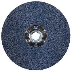 Tiger® 59903 Fast Cut High Performance Long Life Performance Line Coated Abrasive Disc, 5 in Dia Disc, 5/8-11 UNC Center Hole, 50 Grit, Coarse Grade, Zirconia Alumina Abrasive, Threaded Attachment