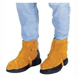 Tillman™ 526 Ankle High Shoe Cover, Brown, Side Split Cowhide Leather Outsole