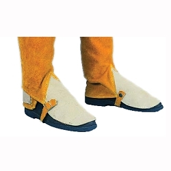 Tillman™ 527 Shoe Cover, Tan, Strap Closure, Side Split Cowhide Leather Outsole