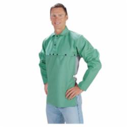 Tillman™ 6120 Flame Retardant Welding Bib, Green, Cotton Westex® FR7A, Adjustment Strap Closure