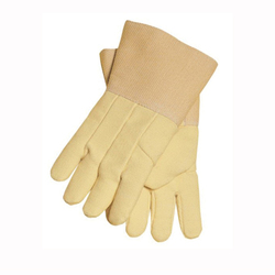 Tillman™ 990XL Premium Grade High Heat Gloves, XL, Flextra® Back/Kevlar® Thread, Gold, Wool Lining, Gauntlet Cuff, Acrylic Coating, 14 in L, 600 to 1000 deg F Max