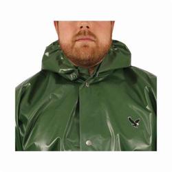 Tingley Iron Eagle® H22148.LG Lightweight Detachable Rain Hood, L, Green, 10 mil Polyurethane on 210D Nylon, 5.5 oz/sq-yd Fabric, Elastic Band Closure