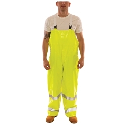 Tingley Comfort-Brite® O53122.2X Rain Bib Overall, Men's, 2XL, Hi-Viz Yellow/Green, PVC/Polyester, 32 in L Inseam