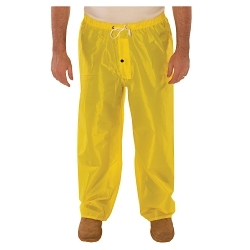 Tingley Eagle™ P21107.2X Snap Fly Front Rain Pant, Men's, 58 in Waist, 32 in L Inseam, Yellow, Polyurethane on Nylon
