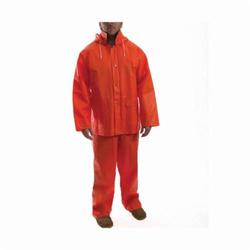 Tingley Comfort-Tuff® S63219.2X 2-Piece Rainsuit, Men's, 2XL, Blaze Orange, PVC on Polyester Fabric, 52 in Waist, 32 in L Inseam, Attached Hood