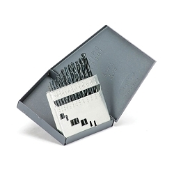 Titan USA MS99010 MS13 General Purpose Jobber Length Drill Set, 13 Pieces, HSS, Black Oxide