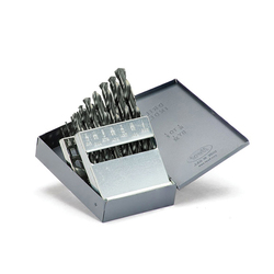 Titan USA MS99017 MS15H Heavy Duty Jobber Length Drill Set, 15 Pieces, HSS, Black Oxide