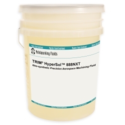 TRIM® HS888NXT-5G HyperSol™ Neo-Synthetic Precision Aerospace Machining Fluid, 5 gal Pail, Mild, Liquid, Golden Yellow/White