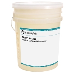 TRIM® TC253-5G Straight Cutting Oil Defoamer, 5 gal, Pail Container, Colorless