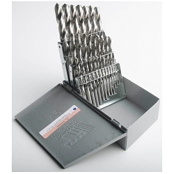 Triumph® 090522 T22 Drill Bit Set, #1 Min Drill Bit, #60 Max Drill Bit, 118 deg Drill Point Angle, 60 Pieces, HSS, Bright