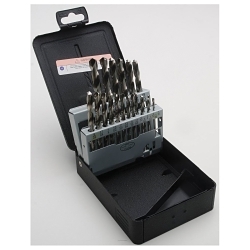 Triumph® 090580 T180 Fractional Drill Bit Set, 1/16 in Min Drill Bit, 3/8 in Max Drill Bit, 21 Pieces, HSS, Bright