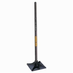 True Temper® 1133700 Tamper, 10 in L x 10 in W, Steel Blade, 42 in Handle Length, Hardwood Handle