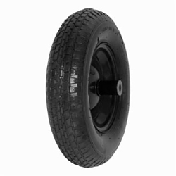 True Temper® T22CC Wheelbarrow Tire, Ribbed, 8 in Dia Tire Rim
