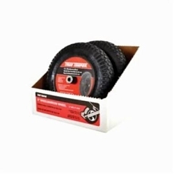 True Temper® T22KBCC Wheelbarrow Tire, Knobby, 8 in Dia Tire Rim